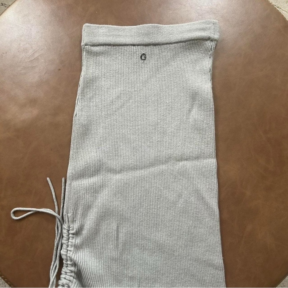 Guess Light Gray Knit Skirt